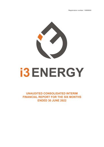 Thumbnail i3 Energy Half-year Report 2022-h1