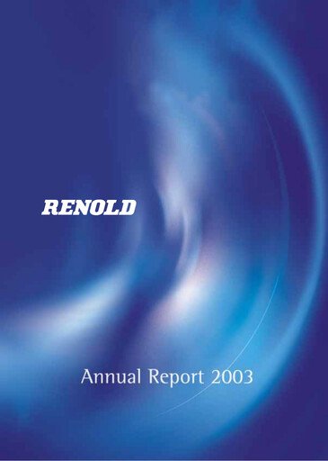 Thumbnail Renold Annual Report 2003