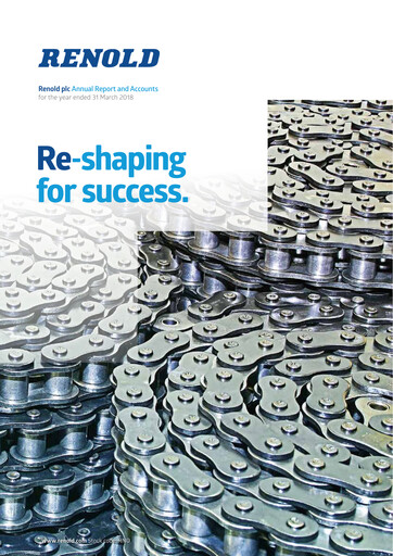 Thumbnail Renold Annual Report 2018