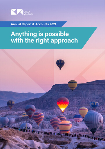 Miniature Creo Medical Group Rapport annuel 2021