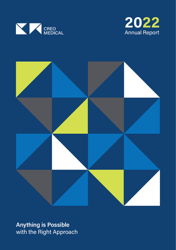 Miniature Creo Medical Group Rapport annuel 2022