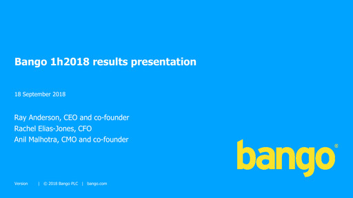 Thumbnail Bango Half-year Report 2018-h1