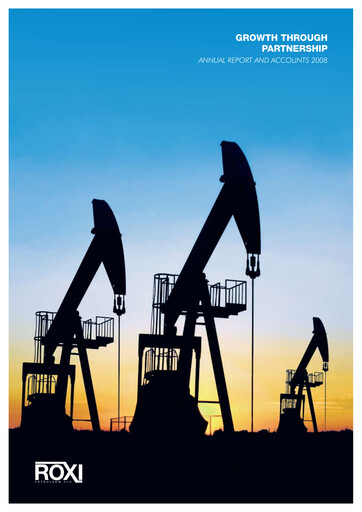 Thumbnail Caspian Sunrise Annual Report 2008