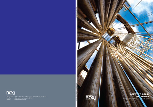 Thumbnail Caspian Sunrise Annual Report 2009