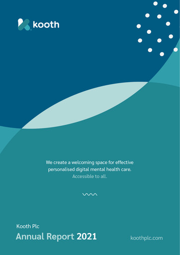 Thumbnail Kooth plc Annual Report 2021