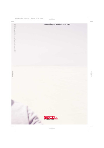 Thumbnail Pharos Energy Annual Report 2001