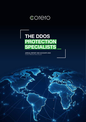 Thumbnail Corero Network Security Annual Report 2023