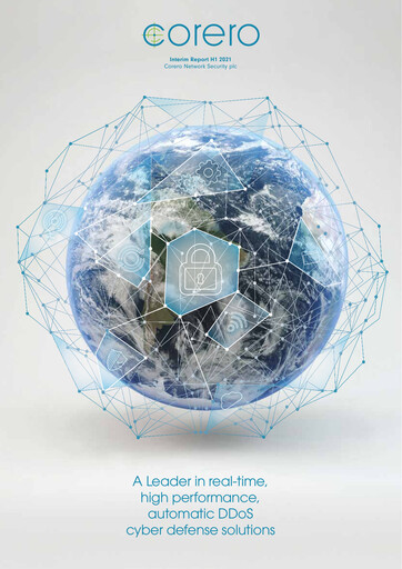 Thumbnail Corero Network Security Half-year Report 2021-h1