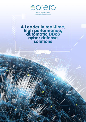 Thumbnail Corero Network Security Half-year Report 2022-h1