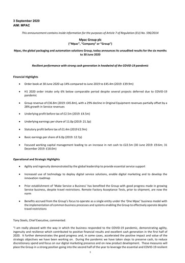 Thumbnail Mpac Group Half-year Report 2020-h1