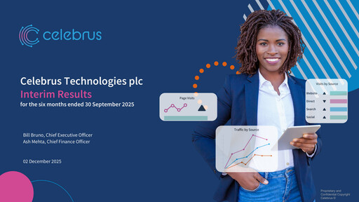 Thumbnail Celebrus Technologies Half-year Report 2025-h1