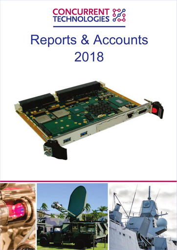 Thumbnail Concurrent Technologies Annual Report 2018