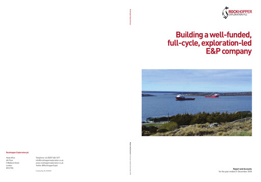Vorschaubild Rockhopper Exploration Jahresbericht 2018