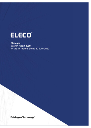 Miniature Eleco Rapport semestriel 2020-h1