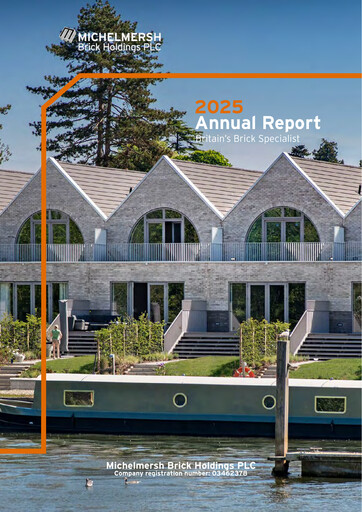 Thumbnail Michelmersh Brick Holdings plc Annual Report 2025