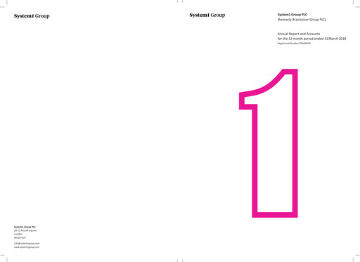Thumbnail System1 Group Annual Report fy2018