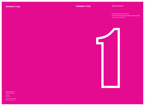 Thumbnail System1 Group Annual Report fy2019