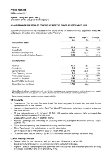 Thumbnail System1 Group Half-year Report fy2023-h1