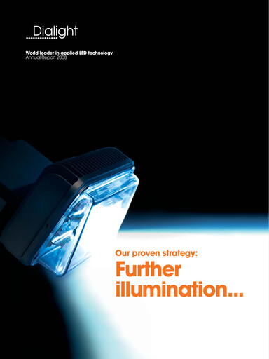 Thumbnail Dialight plc Annual Report 2008