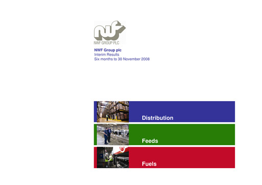 Thumbnail NWF Group plc Half-year Report 2008-h1