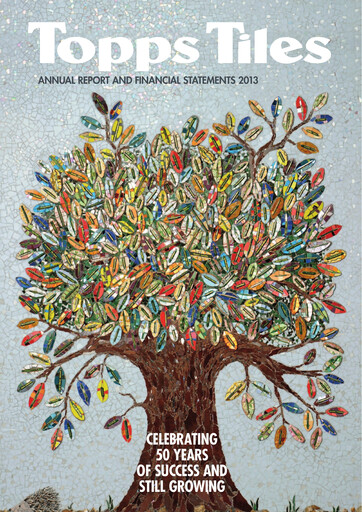 Thumbnail Topps Tiles Annual Report 2013
