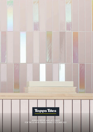 Thumbnail Topps Tiles Annual Report 2021
