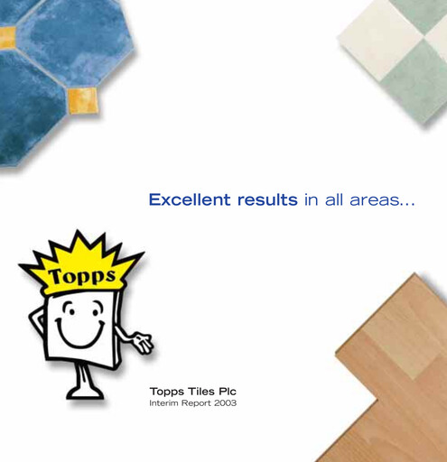 Thumbnail Topps Tiles Half-year Report 2003-h1