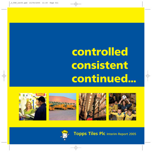 Thumbnail Topps Tiles Half-year Report 2005-h1