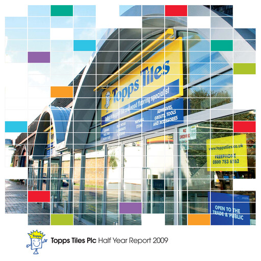 Thumbnail Topps Tiles Half-year Report 2009-h1