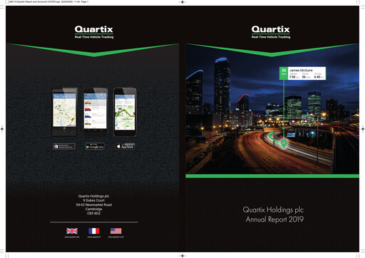 Thumbnail Quartix Technologies Annual Report 2019