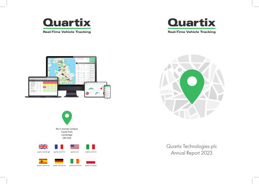 Thumbnail Quartix Technologies Annual Report 2023