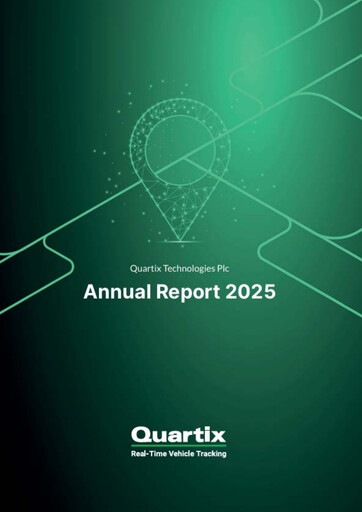 Thumbnail Quartix Technologies Annual Report 2025