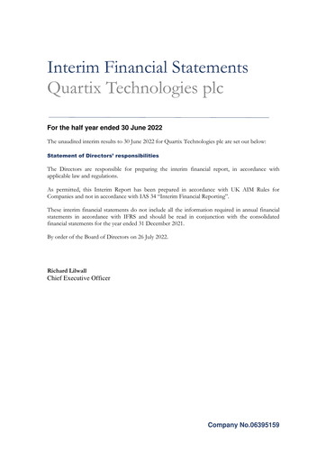 Thumbnail Quartix Technologies Half-year Report 2022-h1