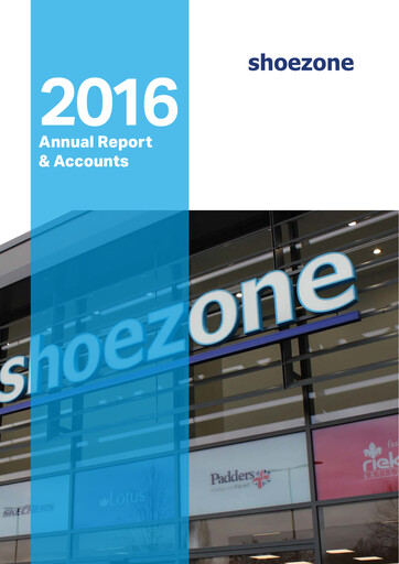 Miniature Shoe Zone Rapport annuel 2016