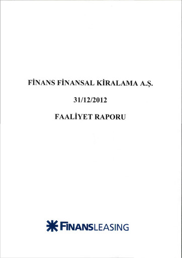 Thumbnail QNB Finans Finansal Kiralama (QNB Finansleasing) Annual Report 2012