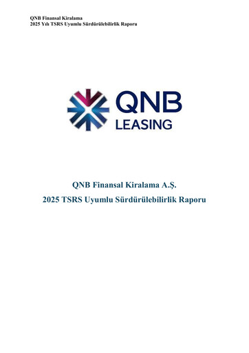 Thumbnail QNB Finans Finansal Kiralama (QNB Finansleasing) Sustainability Report 2025