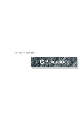 Vorschaubild BlackRock Jahresbericht 2000