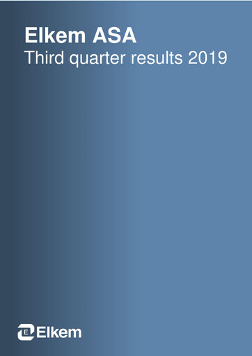 Thumbnail Elkem Quarterly Report 2019-q3