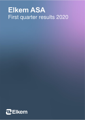 Thumbnail Elkem Quarterly Report 2020-q1