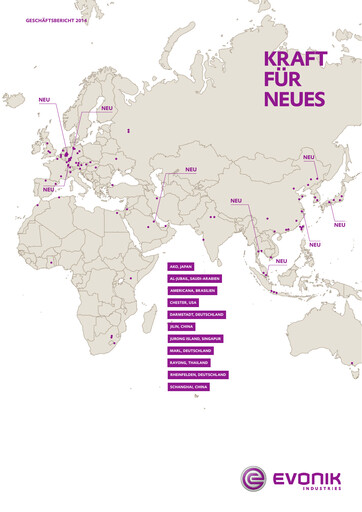 Miniature Evonik Industries Rapport annuel 2014