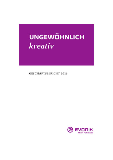 Miniature Evonik Industries Rapport annuel 2016