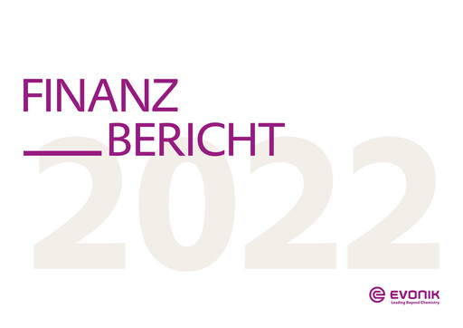 Thumbnail Evonik Industries Financial Report 2022
