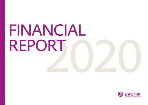 Thumbnail Evonik Industries Financial Report 2020