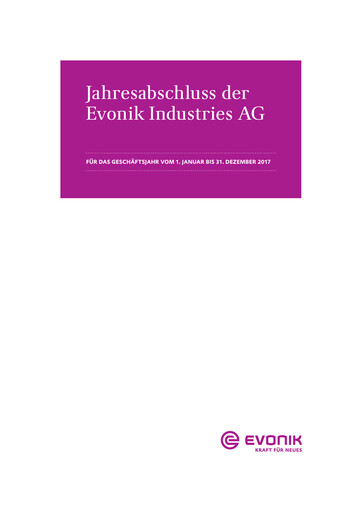 Thumbnail Evonik Industries Financial Statement 2017