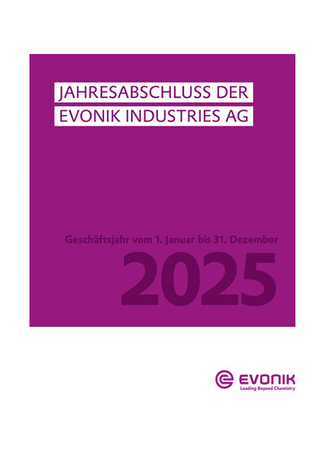 Thumbnail Evonik Industries Financial Statement 2025