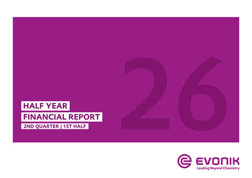 Thumbnail Evonik Industries Half-year Report 2026-h1