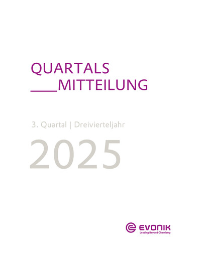 Thumbnail Evonik Industries Quarterly Report 2025-q3