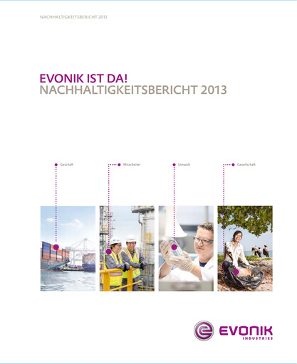 Thumbnail Evonik Industries Sustainability Report 2013
