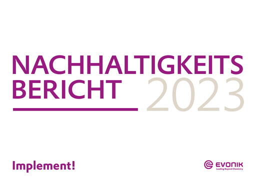 Thumbnail Evonik Industries Sustainability Report 2023