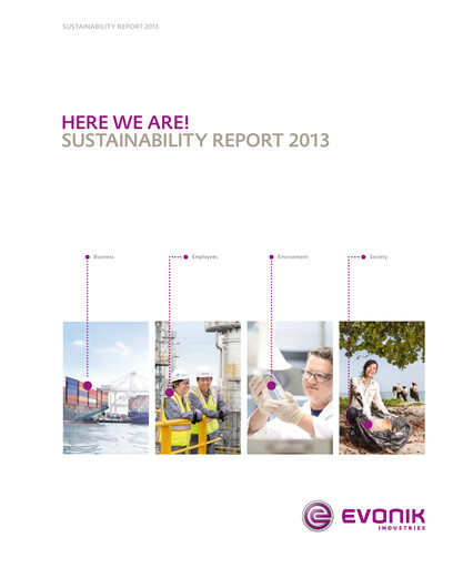Thumbnail Evonik Industries Sustainability Report 2013